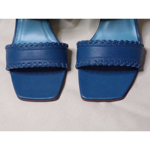 🆕 VALENTINA RANGONI Camille Sandals Shoes Memory Foam Cusion Comfort Blue 9 - Picture 7 of 10